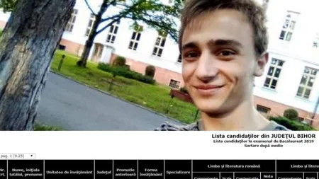 Ce notă a luat la Bac elevul din Oradea care s-a spânzurat după ce a susţinut toate probele