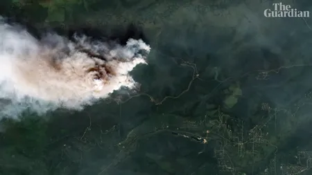 Peste 100 de incendii în zona arctică. Focurile din Groenlanda, Siberia şi Alaska se văd din spaţiu