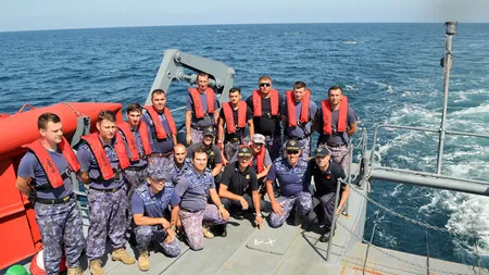 Un oficial NATO a coordonat un exerciţiu în Marea Neagră de la bordul unei nave militare româneşti