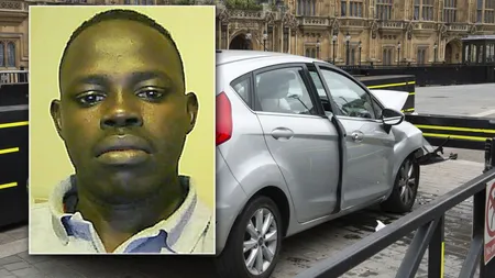 Bărbatul care s-a proiectat cu maşina la Parlamentul britanic, vinovat de tentativă de omor