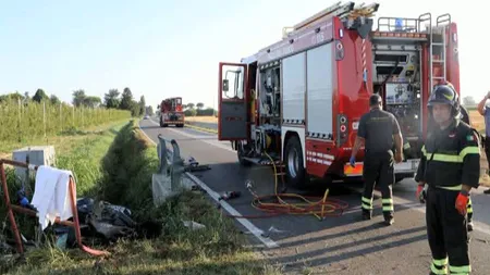 Patru români MORŢI într-un accident în Italia