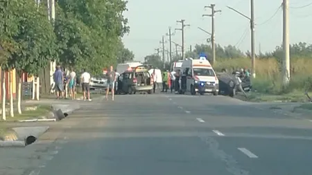 Accident grav în Cernica. Opt persoane au ajuns la spital