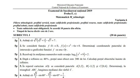 Scandal la BAC 2019. Zeci de mii de elevi şi părinţi au semnat o petiţie şi cer 20 de puncte din oficiu la proba de matematică