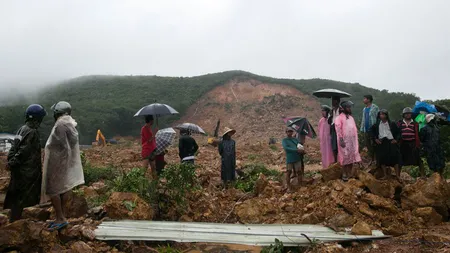 Alunecare de teren soldată cu cel puţin 51 de morţi în Myanmar
