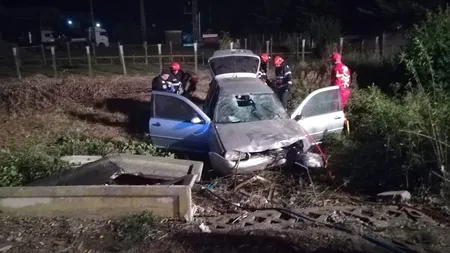 Accident grav pe DN7. Un bărbat a murit pe loc, iar alte trei persoane au fost rănite