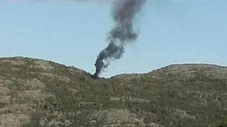 Elicopter prăbuşit într-o zonă muntoasă, toţi pasagerii au murit