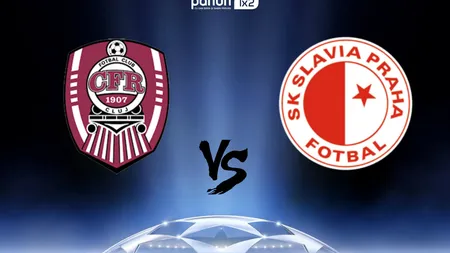 CFR CLUJ - SLAVIA PRAGA 0-1 LIVE VIDEO ONLINE STREAMING DIGI SPORT TELEKOM SPORT LOOK TV. Spre grupele Ligii