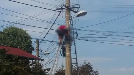 Muncitor curentat în timp ce lucra pe un stâlp, la Timişoara. Un coleg i-a sărit în ajutor, dar s-a curentat şi el