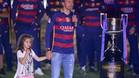 Fiica lui Luis Enrique a murit la doar 9 ani. Mesajul sfâşietor al antrenorului