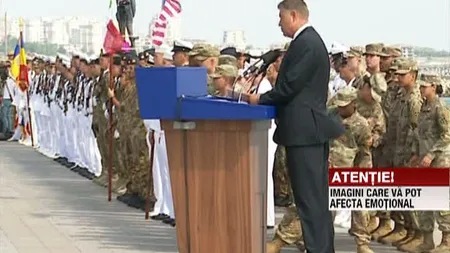 Ziua Marinei 2019: Mii de persoane aşteptate la Constanţa. Un militar american a leşinat în tipul discursului lui Klaus Iohannis VIDEO