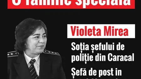 Incredibil cu ce pensie specială a plecat din poliţie Violeta Mirea, şefa de post din comuna Alexandrei