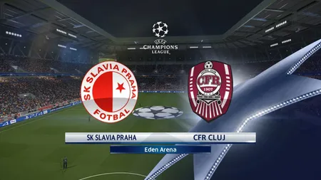 CFR Cluj spune adio Ligii Campionilor. Ardelenii au pierdut ambele meciuri cu Slavia Praga