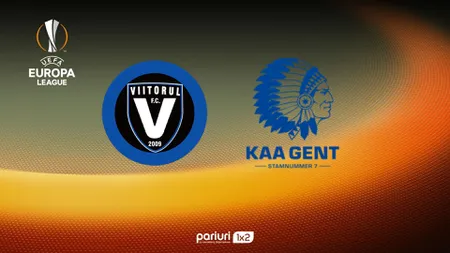 Viitorul Constanţa a fost eliminată din Liga Europa. Trupa lui Hagi a câştigat returul cu Gent la diferenţă minimă