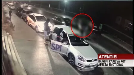 Pieton aruncat zeci de metri în aer. Accident grav surprins de camerele de supraveghere în Turnu-Severin