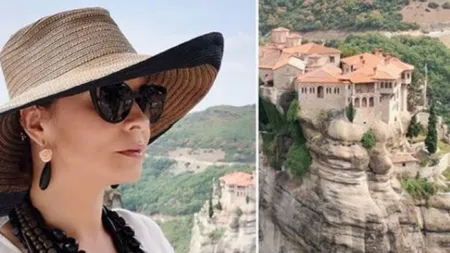 Andreea Marin RUPE plajele în Grecia, alături de iubitul tinerel. Cum arată în costumul de baie la 45 de ani FOTO
