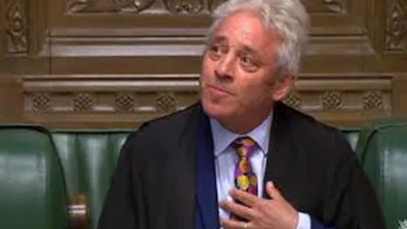 Brexit: Preşedintele Camerei Comunelor John Bercow va demisiona la 31 octombrie