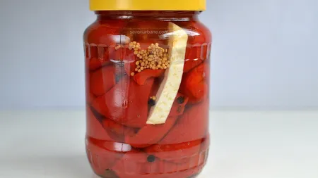 REŢETA BUNICII de GOGOŞARI în oţet la rece, fără fierbere