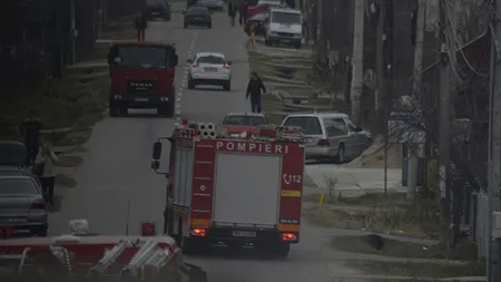 Şocant, o femeie şi-a dat foc la Piteşti. Soţul a încercat s-o salveze, au intervenit pompierii