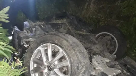 Un accident grav s-a produs pe DN7, în judeţul Vâlcea. Sunt 4 victime, dintre care doi copii FOTO