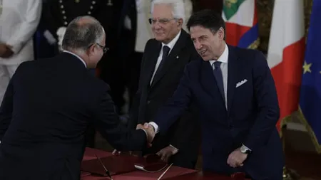 Noua coaliţie din Italia a depus jurământul