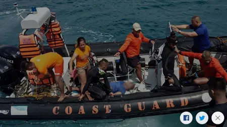 Accident nautic la antrenamente în Filipine. 7 morţi