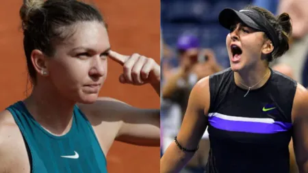 SIMONA HALEP - BIANCA ANDREESCU 3-6, 7-6, 6-3. Prima victorie la Turneul Campioanelor 2019