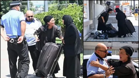 Una dintre falsele maicuţe din Vaslui, lăsată în libertate după ce a atacat oameni pe stradă şi a împins un bărbat pe sinele de tren