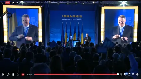 Klaus Iohannis: PSD a intat din prima zi de guvernare pe contrasens cu românii. Îmi doresc foarte mult ca moţiunea să treacă VIDEO