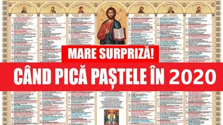 CALENDAR ORTODOX 2020. Când nu se fac nunţi şi cînd pică marile sărbători anul viitor