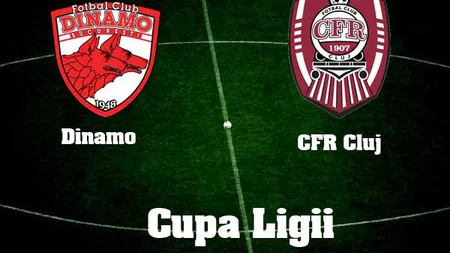 DINAMO - CFR CLUJ 0-0 în etapa a 16-a din LIGA 1. Vezi CLASAMENTUL