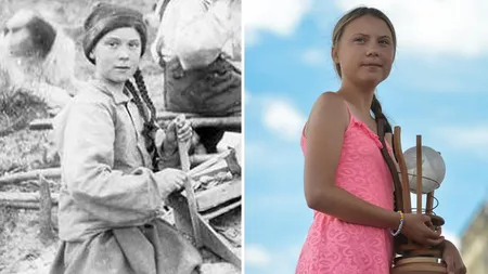 Paranormal: militanta pentru mediu, Greta Thunberg, apare într-o fotografie de acum 120 de ani. Cum a fost posibil