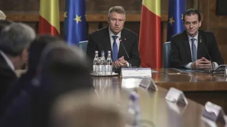 Klaus Iohannis, întâlnire cu Ludovic Orban şi Florin Cîţu pentru rectificarea bugetară