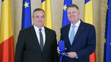 Preşedintele Klaus Iohannis a primit distincţia 