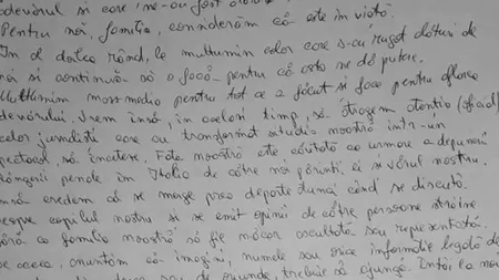 Cazul Caracal. Familia Alexandrei Măceşanu, scrisoare emoţionantă: 