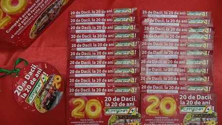 Câştigătorii celor 20 de Dacia, de la Catena. Extragerea, transmisă in direct, la România TV