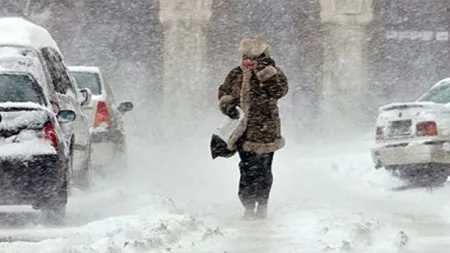 PROGNOZA METEO. Trei zile de ninsori la munte, ploi în restul tării. Vor fi condiţii pentru formarea unui fenomen foarte periculos