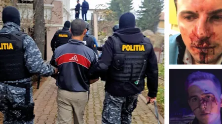 Primele imagini cu intervenţia politiştilor sechestraţi şi bătuţi de samsarii de porci în Vâlcea - VIDEO
