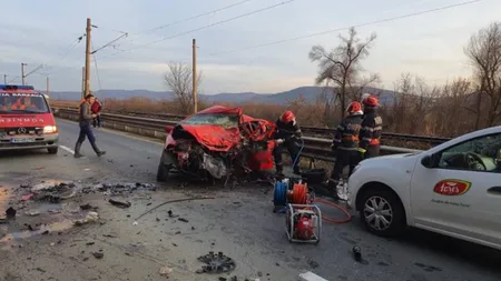 COD ROŞU de intervenţie. Accident grav la Arad, a fost solicitat elicoperul SMURD GALERIE FOTO