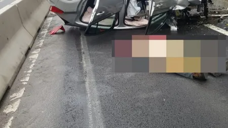 Accident cu şapte victime pe DN7. O persoană a murit