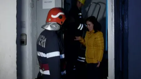 Bloc evacuat din cauza unui miros puternic de gaze