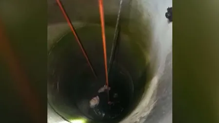 Femeie salvată din fântână, în Gorj