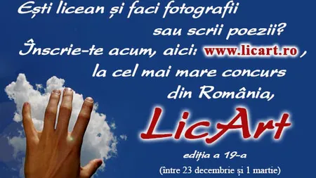 Nu te poţi numi licean dacă nu ai trecut pe la LicArt!