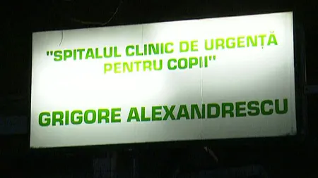 Părinţi ameninţaţi cu spray lacrimogen în sala de aşteptare la camera de gardă a Spitalului 