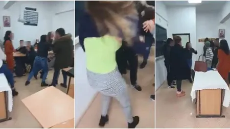 Bătaie între două eleve la Liceul Borşa din Maramureş, sub ochii profesoarei. Colegii au filmat şi au aplaudat