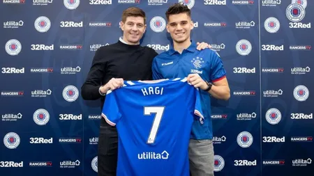 Ianis Hagi a debutat la Rangers! Câte minute a jucat fiul lui Gheorghe Hagi