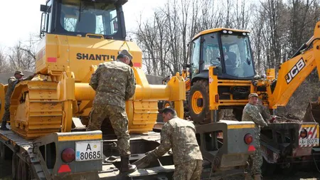 Armata a început construirea un spital. În 5 zile va trata cazurile uşoare şi medii de coronavirus