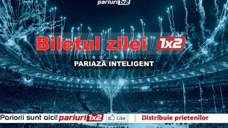 Biletul zilei pariuri1x2.ro: Miercuri, goluri, cornere şi echipe favorite!