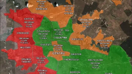 Harta seismică a Bucureştiului. Care sunt cele mai periculoase zone în caz de cutremur. LISTA actualizată a BLOCURILOR cu bulină