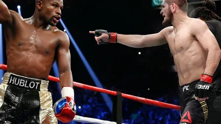 Khabib Nurmagomedov îl ironizează pe Floyd Mayweather şi-l provoacă la un meci mixt de box şi MMA