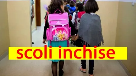 Şcoli închise din cauza gripei în România